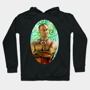 Temuera Morrison oval frame shirt Hoodie